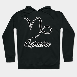 Capricorn Zodiac Design Hoodie